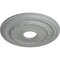 Ekena Millwork Federal Ceiling Medallion (Fits Canopies up to 8 1/2"), 15 3/8"OD x 3 5/8"ID x 1"P, Primed White CM15FE - alternate 2
